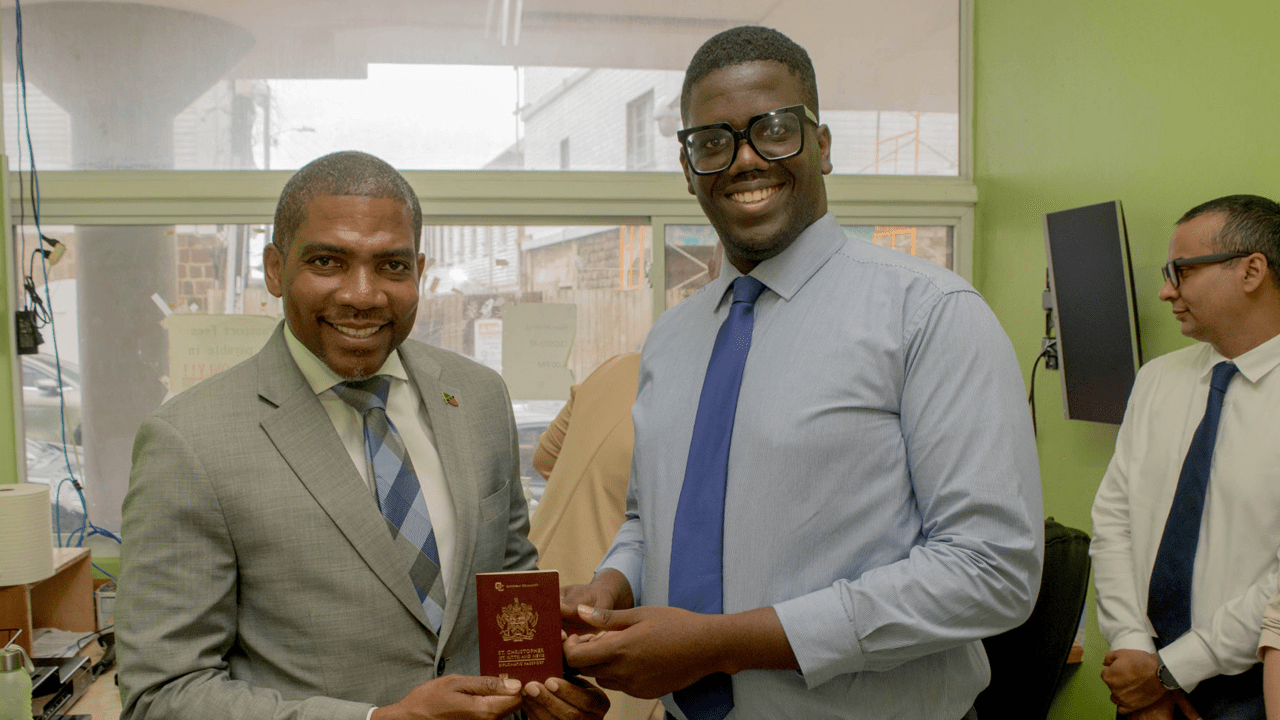 Saint Kitts and Nevis Unveils High-Tech Red Passport